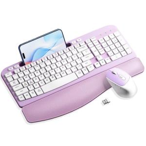 Ergonomic Wireless Keyboard and Mouse Set