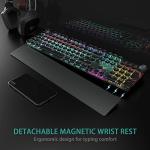 Retro Mechanical Gaming Keyboard with LED Backlight