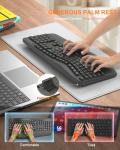 Ergonomic Wireless Keyboard for Comfort and Support
