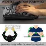 RECCAZR Ergonomic USB Keyboard with Wrist Rest