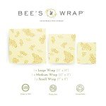 Eco-Friendly Beeswax Food Wraps - 3 Pack