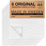 Eco-Friendly 6 Pack Swedish Dishcloths - Biodegradable
