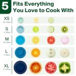 Eco-Friendly Silicone Food Savers - 5 Pack