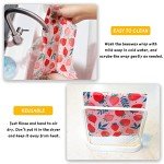 9 Pack Organic Beeswax Wraps for Eco-Friendly Storage