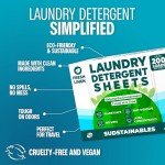 Eco-Friendly Laundry Detergent Sheets - 200 Loads