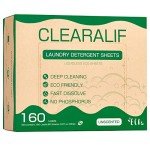 Eco-Friendly Unscented Laundry Detergent Sheets - 160 Loads