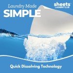Eco-Friendly Laundry Detergent Sheets - 50 Loads