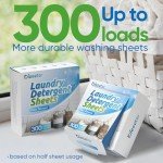 Eco-Friendly Laundry Detergent Sheets - 150 Counts