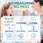 Eco-Friendly Laundry Detergent Sheets - 150 Counts