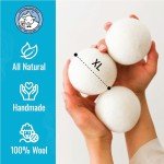 Eco-Friendly XL Wool Dryer Balls - 6-Pack