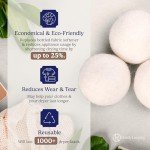Eco-Friendly Wool Dryer Balls - Natural Fabric Softener