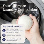 Eco-Friendly Wool Dryer Balls - Natural Fabric Softener