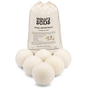 Eco-Friendly Wool Dryer Balls - Set of 6