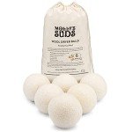 Eco-Friendly Wool Dryer Balls - Set of 6