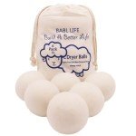 Eco-Friendly Wool Dryer Balls - Pack of 6