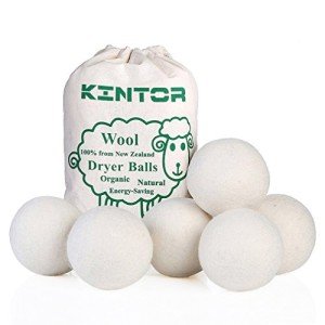 XL Wool Dryer Balls 6 Pack - Eco-Friendly Softener