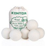 XL Wool Dryer Balls 6 Pack - Eco-Friendly Softener
