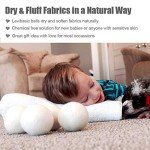 Eco-Friendly Wool Dryer Balls - 6 Pack