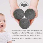 XL Dark Grey Wool Dryer Balls - 6-Pack