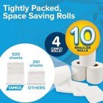 Eco-Friendly Biodegradable RV Toilet Tissue - 4 Rolls
