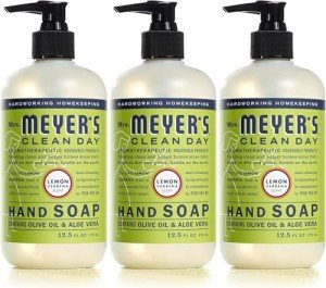Mrs. Meyer's Lemon Verbena Liquid Hand Soap Trio