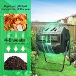 VIVOSUN 43-Gallon Dual Rotating Compost Bin