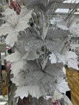 Sparkling Silver Vase Decor with Crushed Diamonds