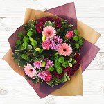 Fresh Pink Simplicity Hand-Tied Flower Bouquet