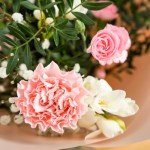 Beautiful Pink Flower Bouquet - Carnations & Freesias