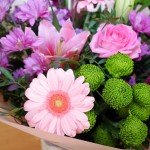 Fresh Pink Simplicity Hand-Tied Flower Bouquet
