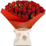 50 Stunning Red Roses Bouquet - Perfect Gift