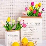 20 Pcs Multicolored Real Touch Artificial Tulips