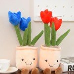 Adorable 35cm Tulip Plush Toy Doll