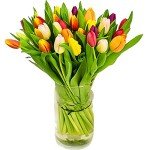 Hand-Tied Tulip Bouquets for Mother's Day