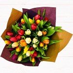 Hand-Tied Tulip Bouquets for Mother's Day
