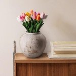 18pcs Real Touch Multicolor Fake Tulips