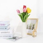 16 Pcs Real Touch Artificial Tulip Flowers