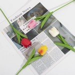 16 Pcs Real Touch Artificial Tulip Flowers