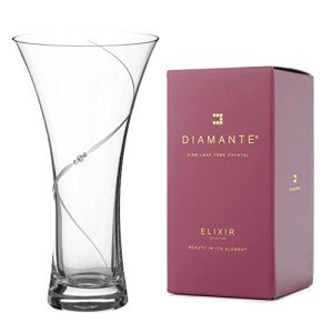 Swarovski Crystal Trumpet Vase 'Silhouette' 25cm