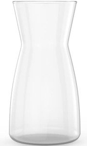Clear Decorative Glass Flower Vase - Rustic Charm