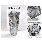 Modern Minimalist Glass Flower Vase for Home
