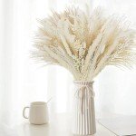 Small White Ceramic Ribbed Vase for Flowers