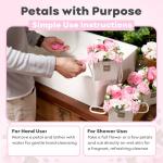 Pink Rose & Carnation Soap Flower Bouquet