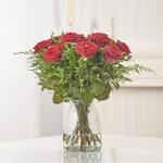 Stunning Hand-Tied Red Rose Bouquet Gift