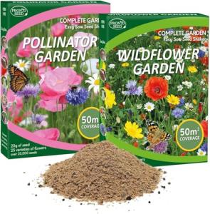 Wildflower Seed Shaker Pack: Attract Butterflies & Bees