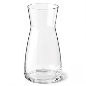 Modern Clear Glass Vase for Flowers, 20cm