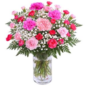 Pink Mixed Carnation Bouquet for Special Occasions