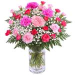 Pink Mixed Carnation Bouquet for Special Occasions