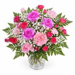 Pink Mixed Carnation Bouquet for Special Occasions