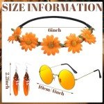 Groovy 60s/70s Women’s Disco & Hippie Outfit Set